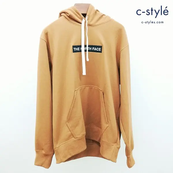 THE NORTH FACE BOX LOGO HOODIE ボックスロゴフーディー M ブラウン NT62130A スウェットパーカー 長袖