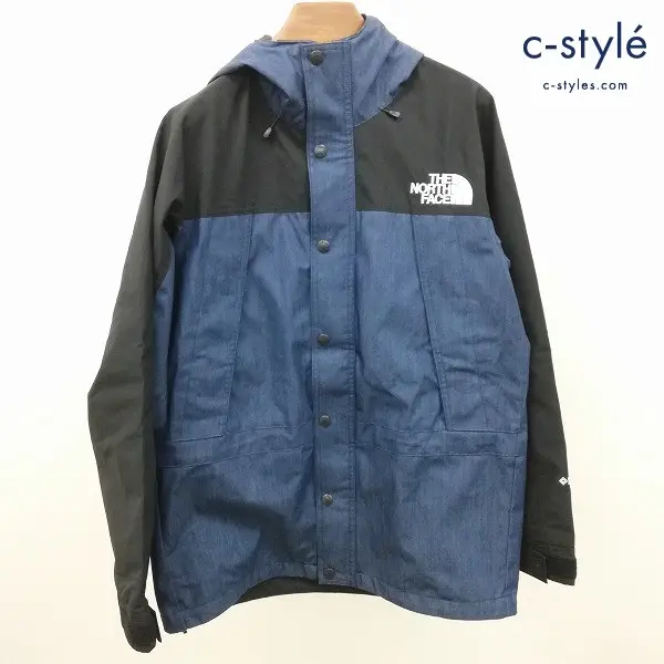 THE NORTH FACE MOUNTAIN LIGHT DENIM JACKET マウンテンライトデニムジャケット S インディゴ×ブラック