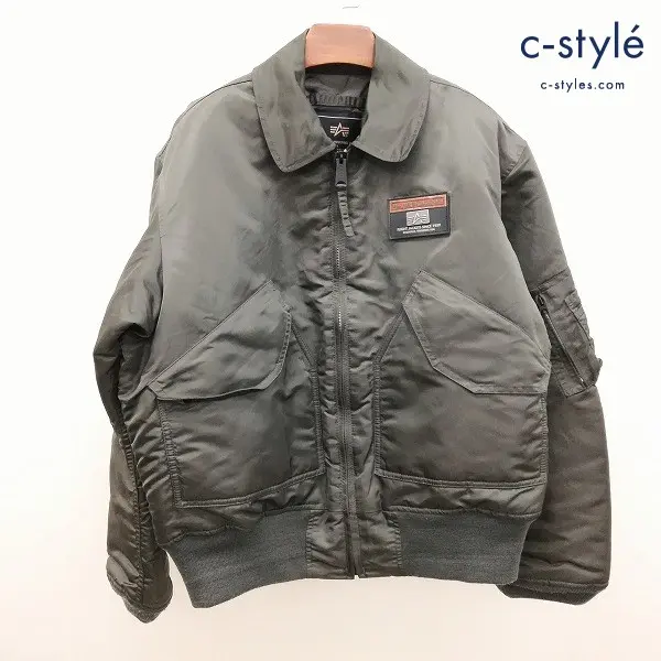 ALPHA INDUSTRIES アルファインダストリーズ フライトジャケット M カーキ 20301-76 ナイロン USA