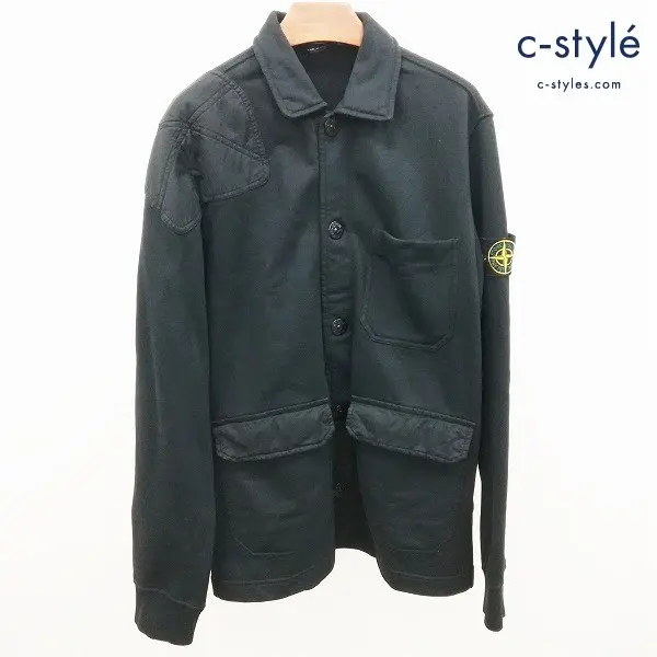 STONE ISLAND ストーンアイランド コットンブルゾン M ブラック 701563851 長袖 綿100