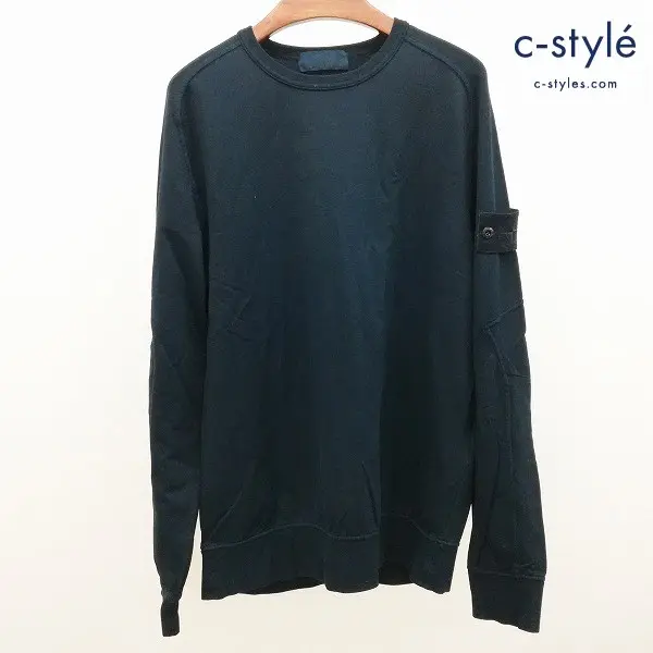 STONE ISLAND ストーンアイランド GHOST PIECE SWEATSHIRT M ネイビー スウェット 長袖 7215637F3 クルーネック