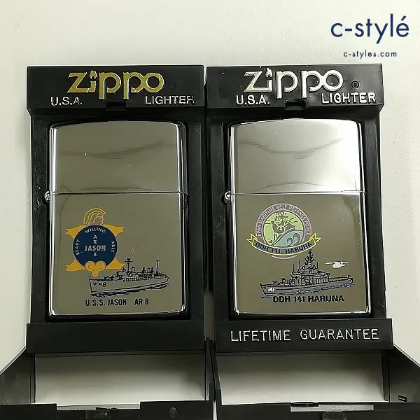 ZIPPO ジッポー U.S.S. JASON AR8 DDH 141 HARUNA オイルライター シルバー 喫煙具