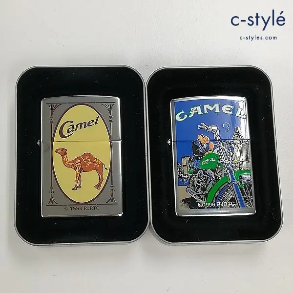 ZIPPO ジッポー CAMEL キャメル オイルライター シルバー 1996 RJRTC ラクダ バイク 喫煙具