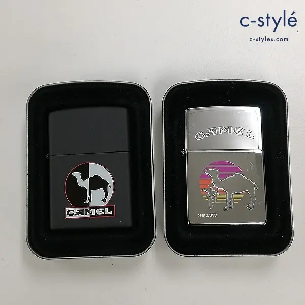 ZIPPO ジッポー 918 CAMEL 1995 CAMEL RJRTC ライター ブラック シルバー