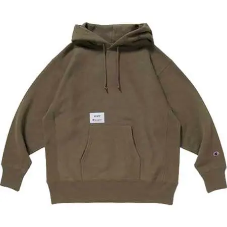 WTAPS×Champion(ダブルタップス×チャンピオン) Reverse weave Hooded Sweatshirt Olivedrab