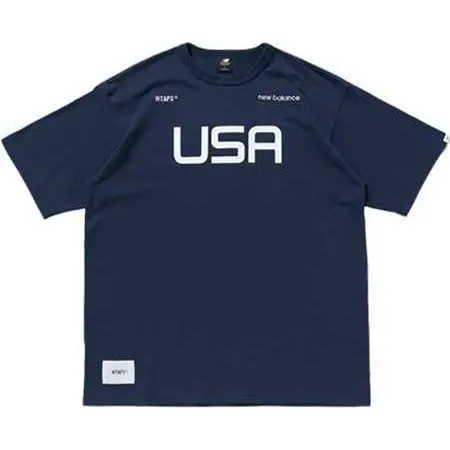 WTAPS×new balance(ダブルタップス×ニューバランス) Academy S/S T-shirt Navy