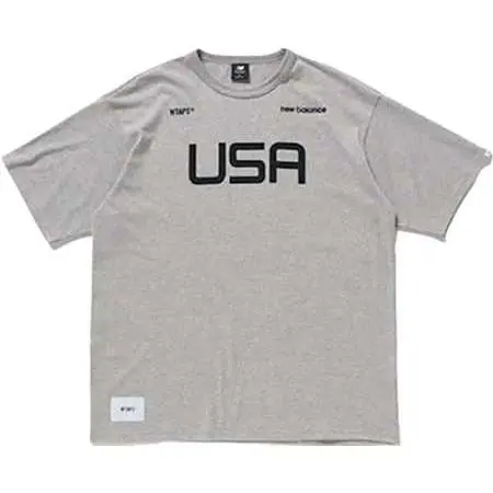 WTAPS×new balance(ダブルタップス×ニューバランス) Academy S/S T-shirt Heather Grey