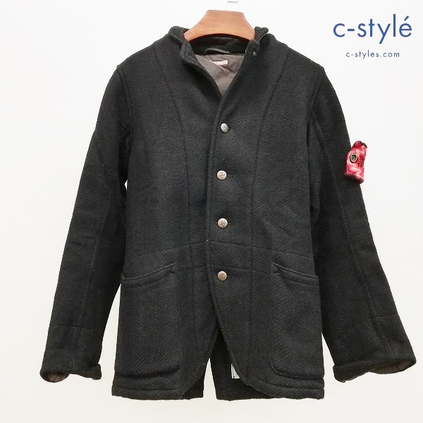 KAPITAL キャピタル ウールコート 1 ブラック系 日本製 毛 ジャケット