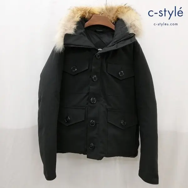 CANADA GOOSE カナダグース ダウンジャケット ハミルトン M ブラック 3430JMV R ファー