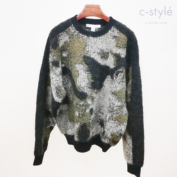 Y-3 CH1 CAMO knit crew sweater S グリーン系 ニット セーター アディダス ヨウジヤマモト