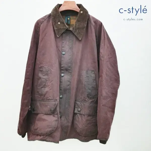 Barbour バブアー BEDALE JACKET ビデイル オイルジャケット C48 ボルドー A103 英国製