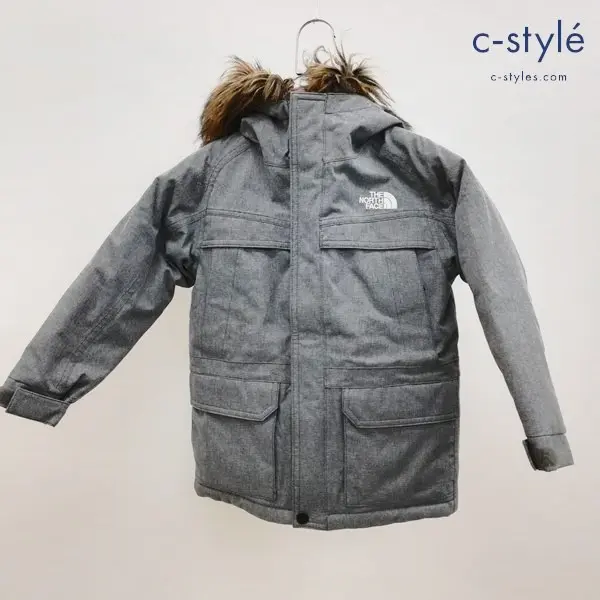 THE NORTH FACE NDJ91761 ノベルティマクドパーカー ダウンジャケット 110 グレー キッズ 男の子 女の子