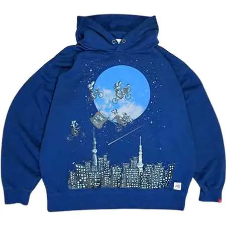 HEADGOONIE(ヘッドグーニー) OVER THE MOON! HOODY SWEAT MIDNIGHT NAVY