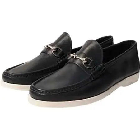 IL MOCASSINO(イルモカシーノ)×Brilla per il gusto(ブリッラペルイルグスト) 別注 オイルドレザー ビットローファー BLACK/1550