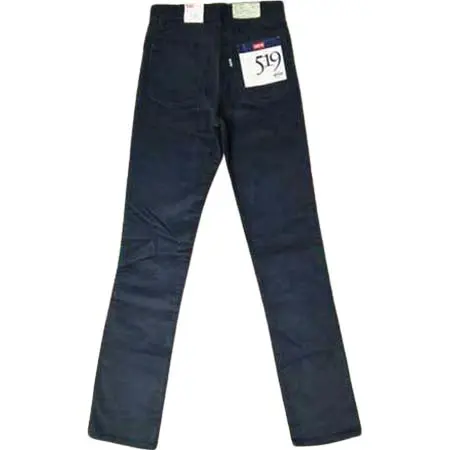 Levi’s 519 (リーバイス 519) 80s Corduroy Pants  ”e” デッドストック ブラック