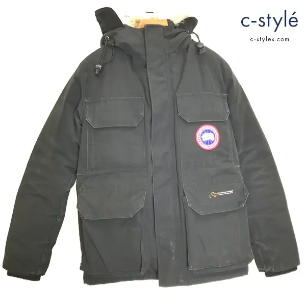 CANADA GOOSE エクスペディションパーカー S/P ブラック 4565JL カナダ製 ダウンジャケット レディース