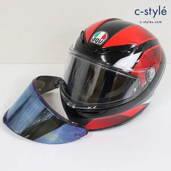 AGV K6 HYPHEN フルフェイスヘルメット JIST アジアンフィット L ミラーシールド付属