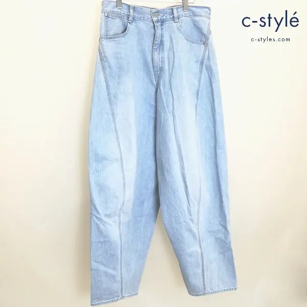 LAD MUSICIAN 12oz WIDE DENIM PANTS 44 ライトインディゴ 2122-515 綿100% 日本製