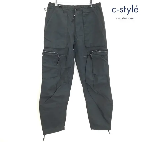 BAL バル RIPSTOP ZIP HEM CREW CARGO PANT M グリーン系 カーゴパンツ BAL-1928 綿100%