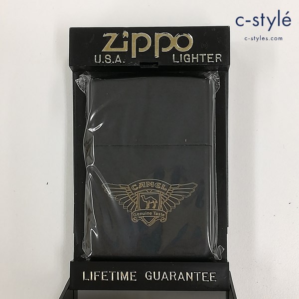 ZIPPO ジッポー キャメル 1994 ブラック マット バイカー オイルライター 喫煙グッズ