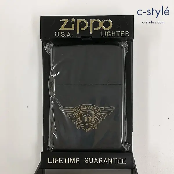 ZIPPO ジッポー キャメル 1994 ブラック マット バイカー オイルライター 喫煙グッズ