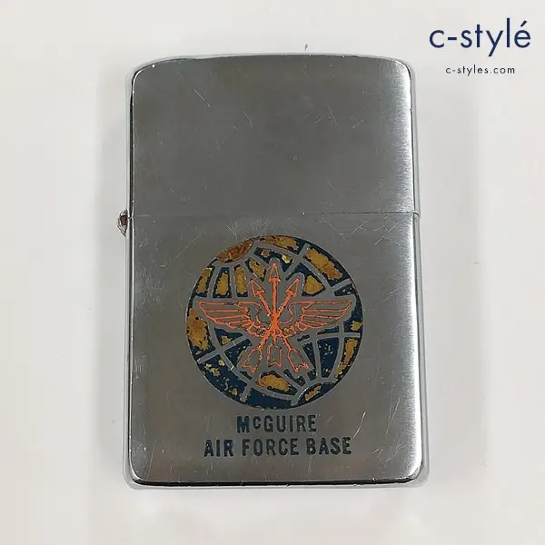 ZIPPO ジッポー MCGUIRE AIR FORCE BASE 1960年製 ライター シルバー PAT_2517191 喫煙具