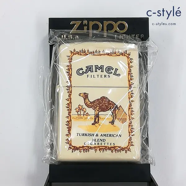 ZIPPO ジッポー CAMEL キャメル FILTERS TURKISH&AMERICAN BLEND オイルライター クリーム系