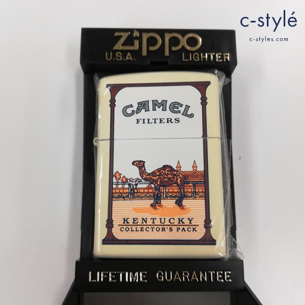 ZIPPO ジッポー CAMEL キャメル FILTERS KENTUCKY オイルライター クリーム系 喫煙具 喫煙グッズ