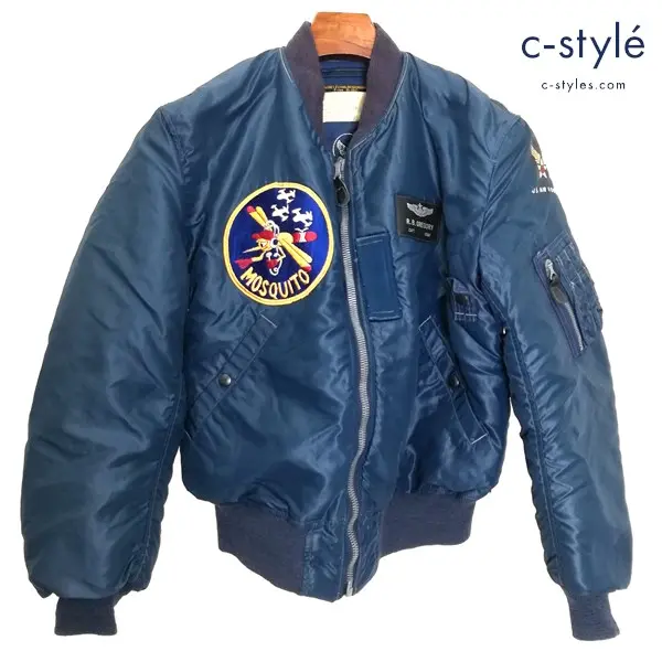 BUZZRICKSON’S バズリクソンズ B-15C モスキート フライトジャケット 40 紺 M13659
