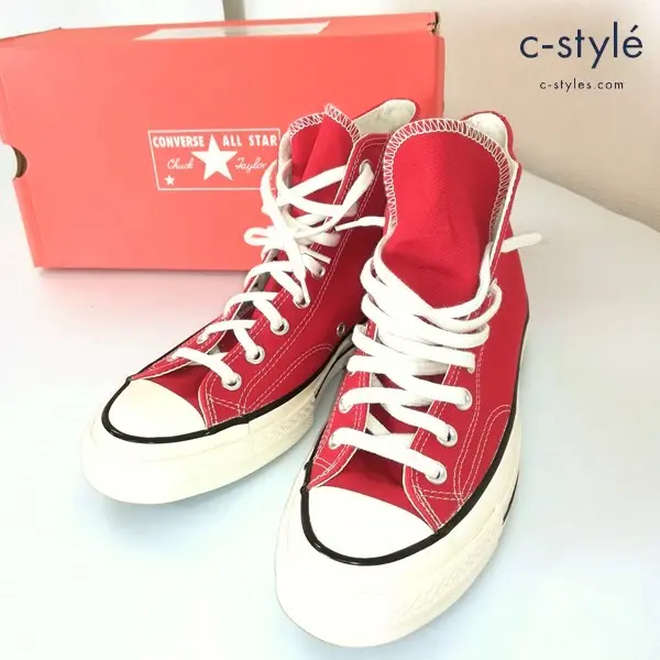 CONVERSE コンバース chuck Taylor チェックテイラー 26.5cm エナメルレッド CT70 ハイカットスニーカー