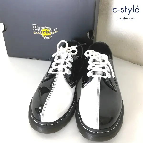 Dr.Martens ドクターマーチン 1461 TOKYO UK6 ブラック×ホワイト 3ホールシューズ エナメル加工の買取金額(買取実績)