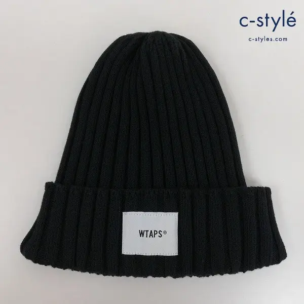 WTAPS ダブルタップス 18ss BLACKWATCH BEANIE F ブラック ビーニー ニットキャップ 181MADT-HT01