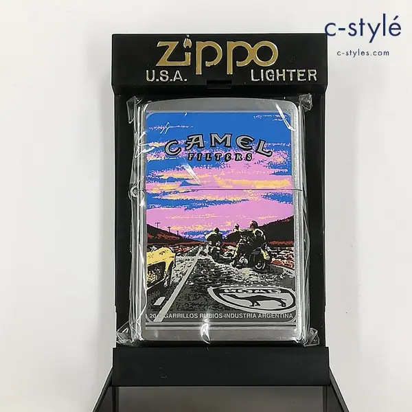 ZIPPO ジッポー CAMEL キャメル Tobacco Road オイルライター シルバー 喫煙具