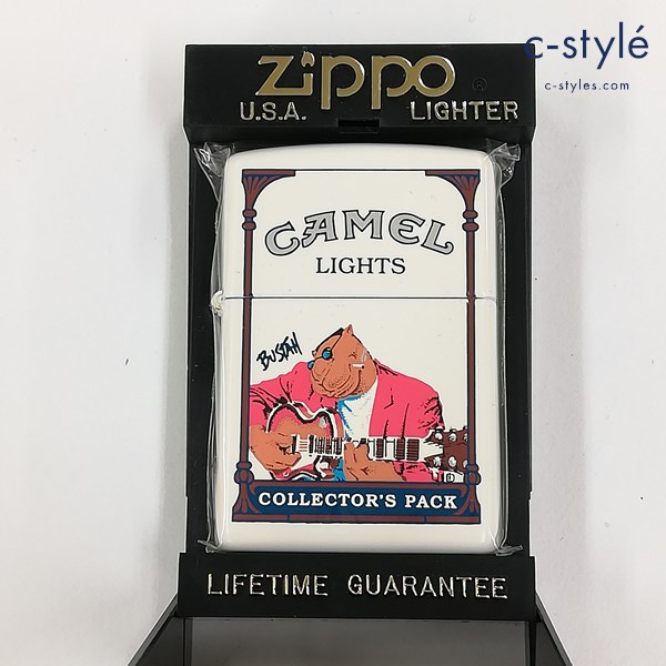 ZIPPO ジッポー CAMEL キャメル 世界限定150セット LIGHTS コンボプレーヤー Bustah オイルライター ホワイト