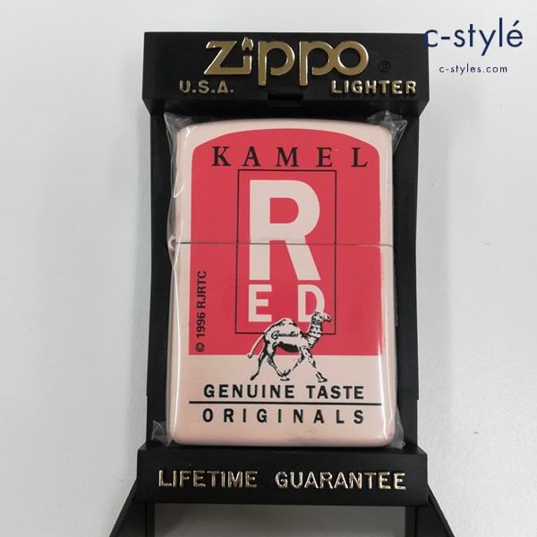 ZIPPO ジッポー KAMEL Red 1996 RJRTC オイルライター 赤×白系 喫煙具 キャメル