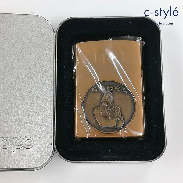 ZIPPO ジッポー CAMEL キャメル タキシードジョー エンブレム ゴールド 1992 オイルライター 喫煙具