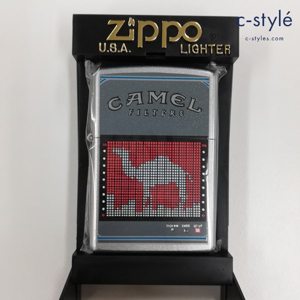 ZIPPO ジッポー CAMEL キャメル NIGHT COLLECTORS MUSIC Electronica オイルライター シルバー 喫煙具