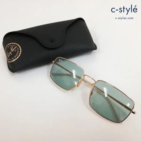 Ray-Ban レイバン ARISTA アリスタ 55□20 140 ゴールド×エヴォルヴ フォト グリーン サングラス RB3669