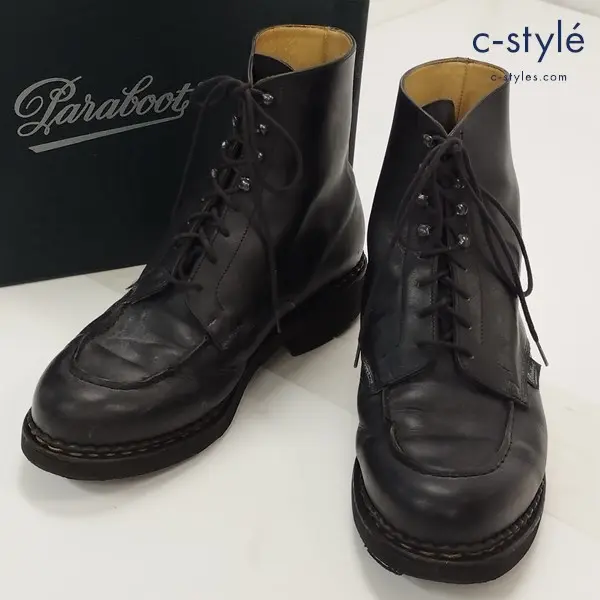 Paraboot パラブーツ BEAULIEU ボーリュー レースアップブーツ 8F ブラック 701503 MADE IN FRANCE