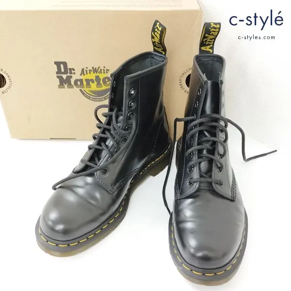 Dr.Martens ドクターマーチン 1460 8ホールブーツ レースアップ レザーブーツ UK7 ブラック