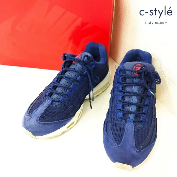 NIKE × STUSSY 35周年記念 AIR MAX95 エアマックス スニーカー 27cm ロイヤルブルー 834668-441