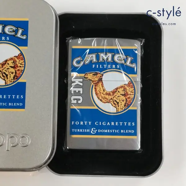 ZIPPO ジッポー CAMEL キャメル KEG 40 オイルライター シルバー