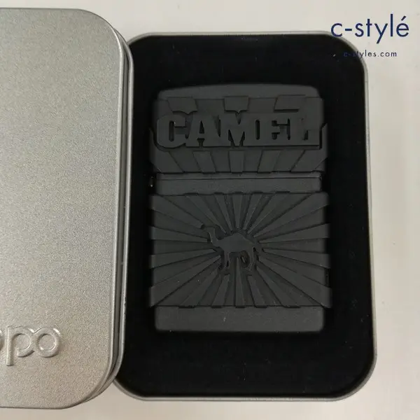 ZIPPO ジッポー CAMEL キャメル ZIP GUARD オイルライター ブラック 喫煙グッズ