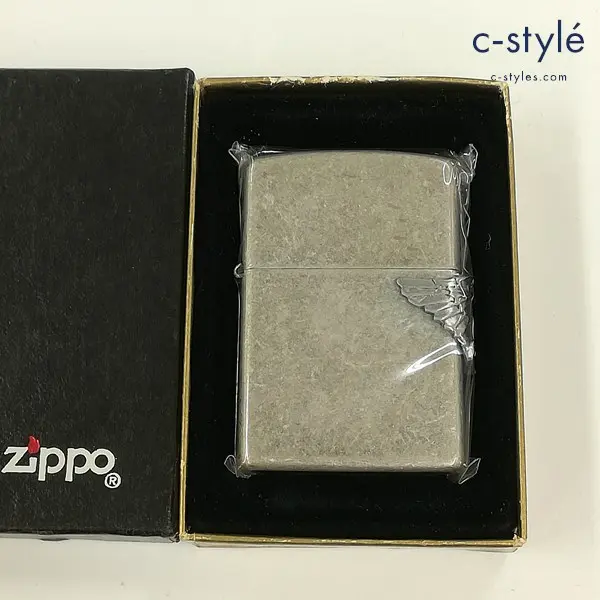 ZIPPO ジッポー CAMEL キャメル バイカーエンブレム メタル貼り 1994 オイルライター シルバー