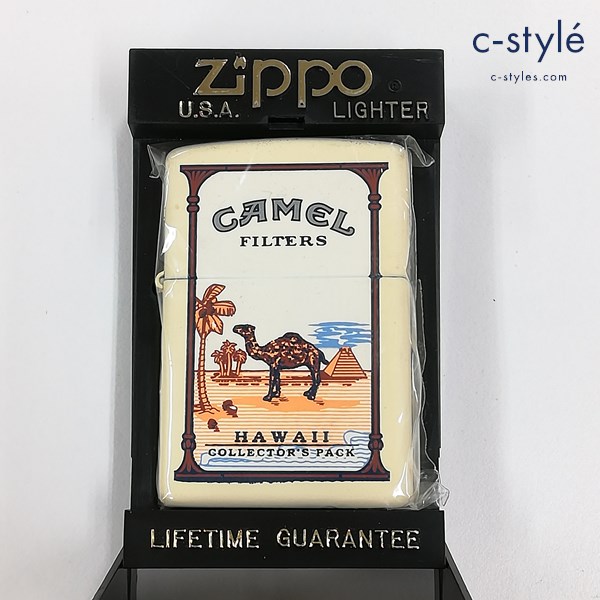 ZIPPO ジッポー CAMEL キャメル HAWAII オイルライター クリーム系 喫煙グッズ