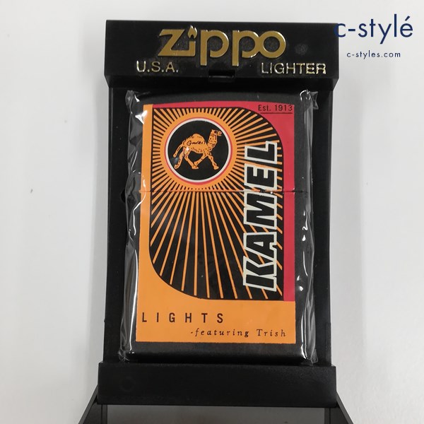ZIPPO ジッポー KAMEL キャメル Lights Trish Black Matte Z597 2000年 40個限定 オイルライター ブラック