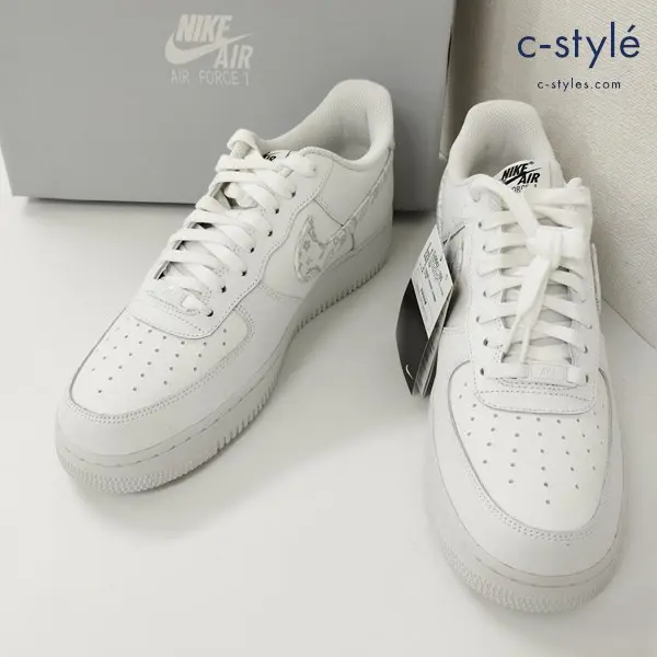 NIKE ナイキ WMNS AIR FORCE 1 LOW ’07 ESS スニーカー 29cm ホワイト ペイズリー DJ9942-100 AF1