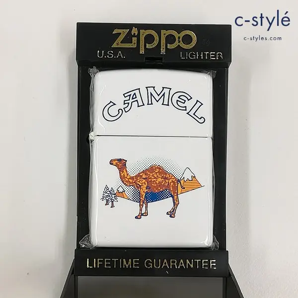 ZIPPO ジッポー CAMEL キャメル ホワイトホリデー ホワイトマット 1995年 オイルライター ホワイト 雪