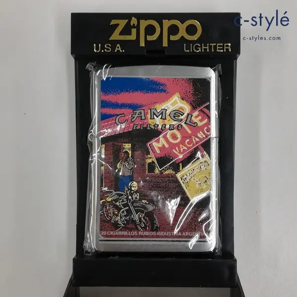 ZIPPO ジッポー CAMEL キャメル MOTEL VACANCY オイルライター シルバー 喫煙具