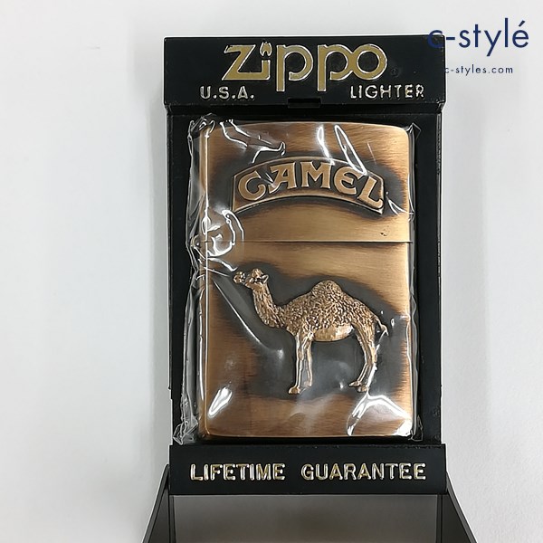 ZIPPO ジッポー CAMEL キャメル 古美仕上げ 1993年 オイルライター ゴールド 喫煙具
